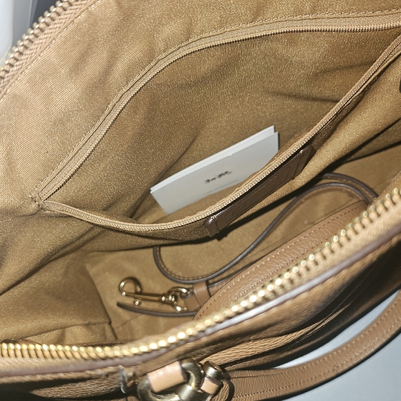 Coach Brown Leather Satchel - Picture 4 of 7